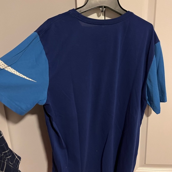 Nike Short Sleeve Dri-Fit Tee - Blue/Light Blue - Nike Swoosh on arm - Picture 4 of 4